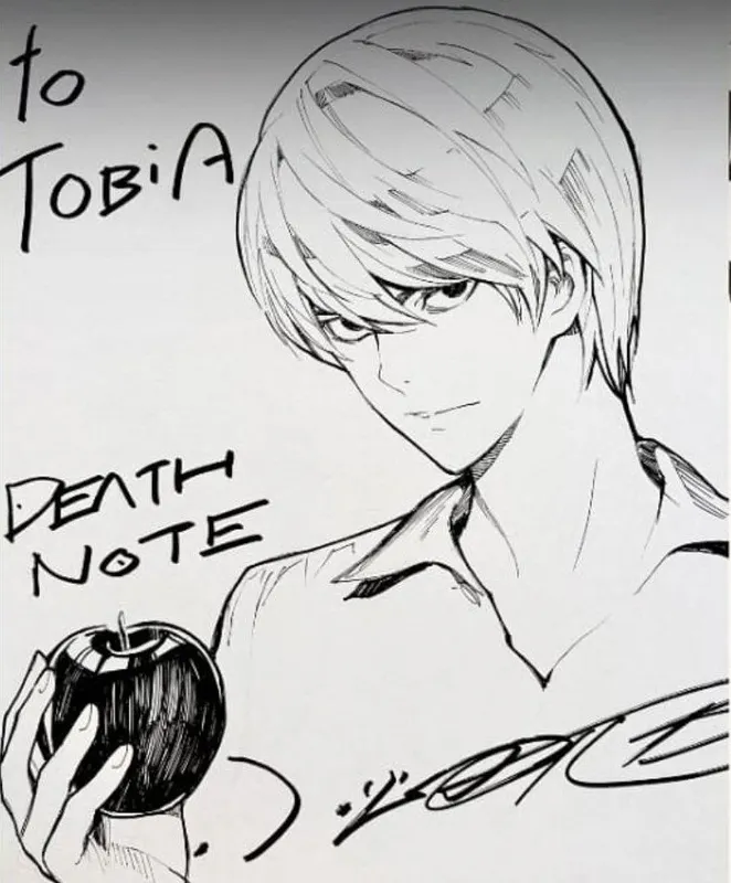 Educational authentic reference image (Screenshot_2025-10-04-09-57-50-20_6012fa4d4ddec268fc5c7112cbb265e7). — educational authentic (REAL) shikishi reference associated with Takeshi Obata