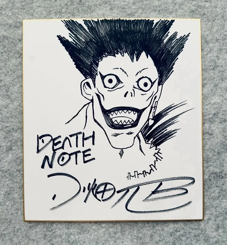 Educational counterfeit reference image (i-img1113x1200-17391719657656wgijpy61053). — educational counterfeit (FAKE) shikishi reference associated with Takeshi Obata