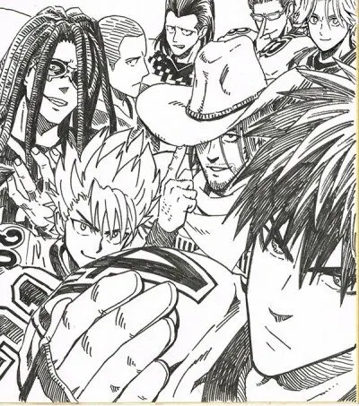 Educational authentic reference image (eyeshield-21-celebrates-12-years-03-400x453). — educational authentic (REAL) shikishi reference associated with Yusuke Murata