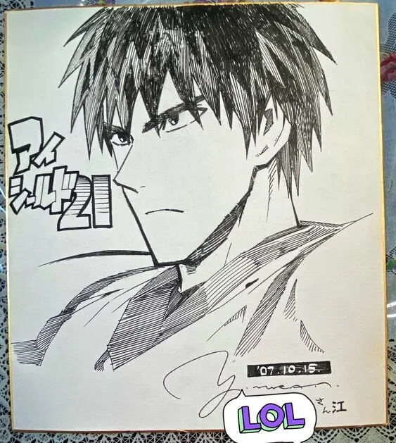 Educational authentic reference image (965f61b76a096076b8cb2cab19a647c0). — educational authentic (REAL) shikishi reference associated with Yusuke Murata