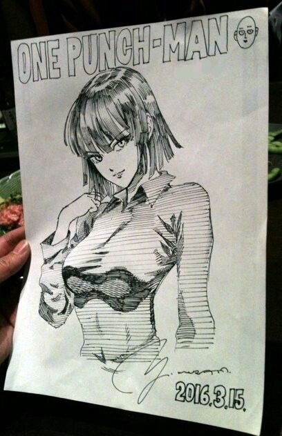 Educational authentic reference image (d1379bead6ee30b972d334eb7c334fa4). — educational authentic (REAL) shikishi reference associated with Yusuke Murata