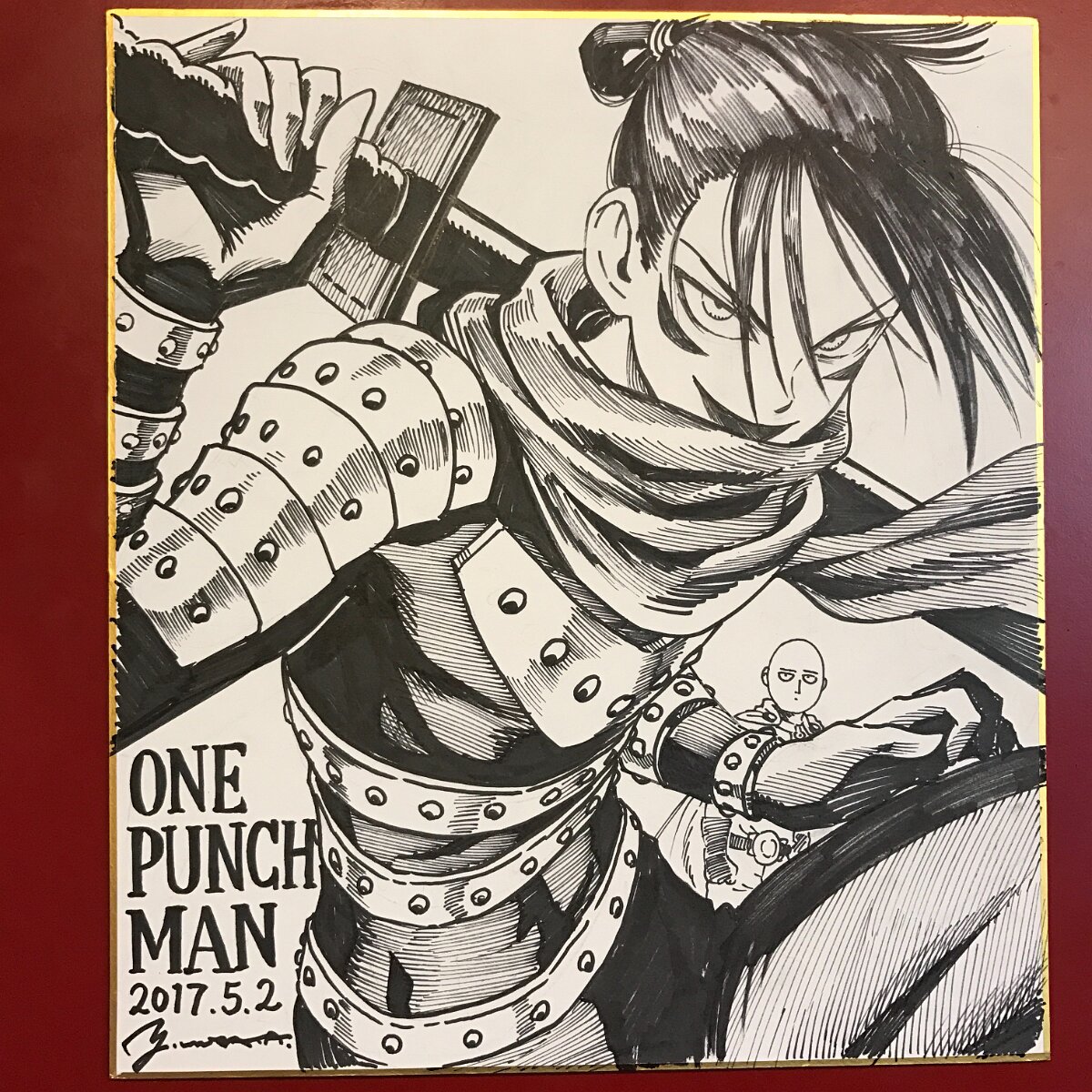 Educational authentic reference image (C-0thu1VwAEywgb). — educational authentic (REAL) shikishi reference associated with Yusuke Murata