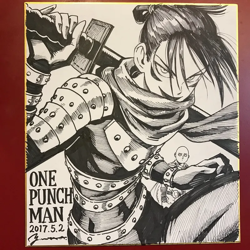 Educational authentic reference image (C-0thu1VwAEywgb). — educational authentic (REAL) shikishi reference associated with Yusuke Murata
