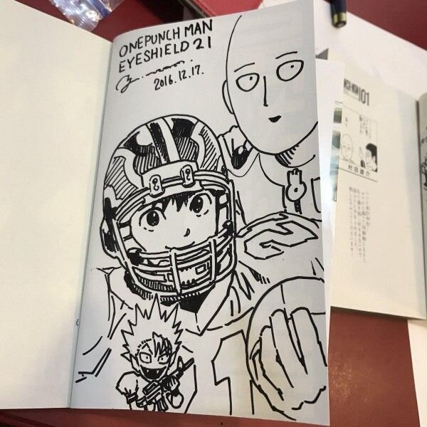 Educational authentic reference image (6b01d9683c275cc03bbf0ea2b3304853). — educational authentic (REAL) shikishi reference associated with Yusuke Murata