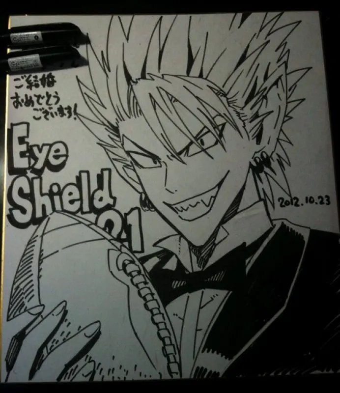 Educational authentic reference image (50a7f9cd4b3a8). — educational authentic (REAL) shikishi reference associated with Yusuke Murata