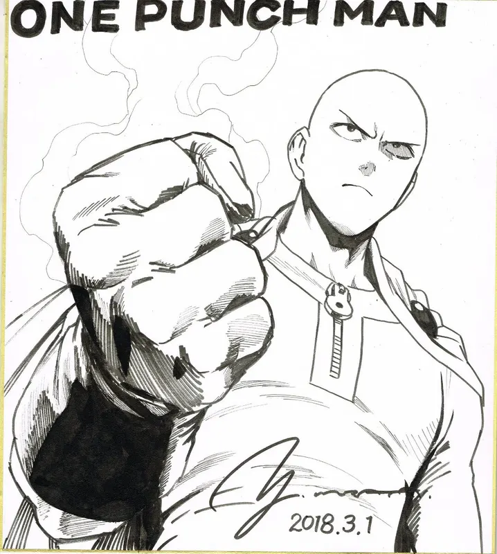 Educational authentic reference image (4f2f314bbae468b7176ce572c65fd116). — educational authentic (REAL) shikishi reference associated with Yusuke Murata