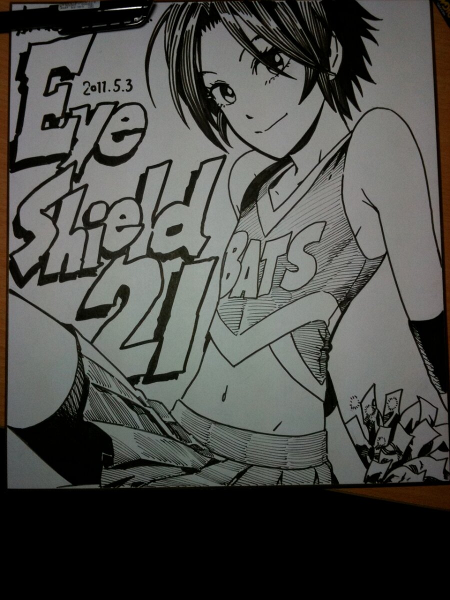 Educational authentic reference image (tumblr_lklnl389JM1qfwog5o3_1280). — educational authentic (REAL) shikishi reference associated with Yusuke Murata