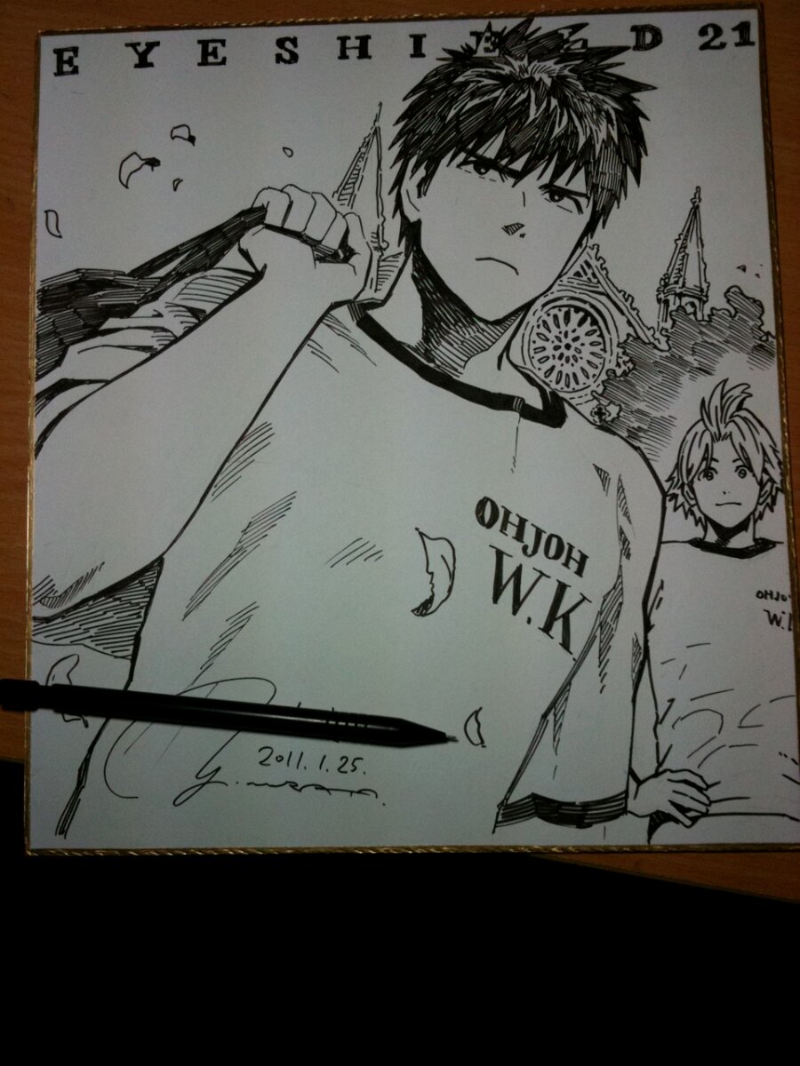 Educational authentic reference image (tumblr_lklnl389JM1qfwog5o8_r1_1280). — educational authentic (REAL) shikishi reference associated with Yusuke Murata