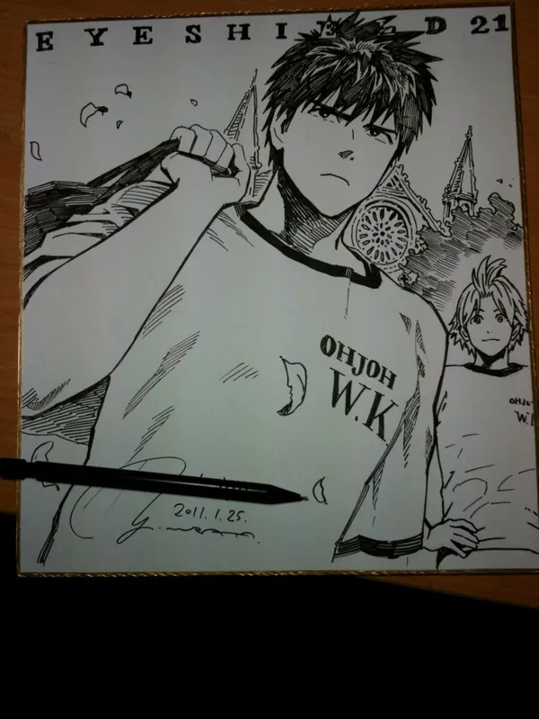Educational authentic reference image (tumblr_lklnl389JM1qfwog5o8_r1_1280). — educational authentic (REAL) shikishi reference associated with Yusuke Murata