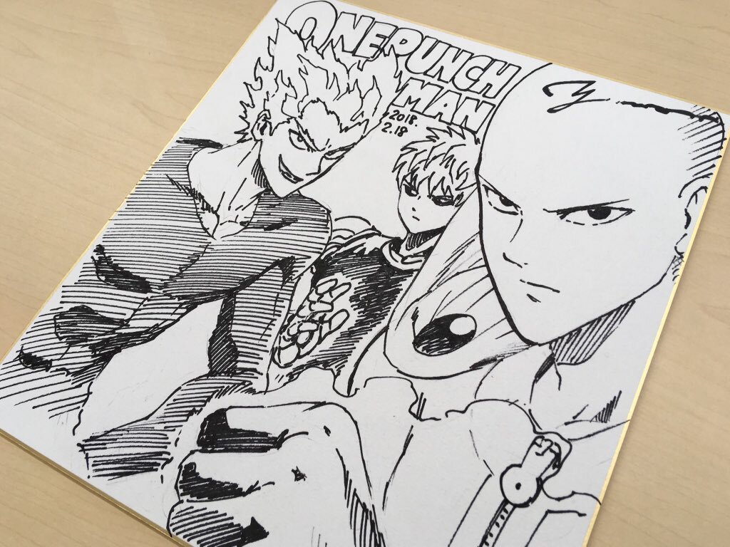 Educational authentic reference image (DWcBBddV4AAyoHO). — educational authentic (REAL) shikishi reference associated with Yusuke Murata