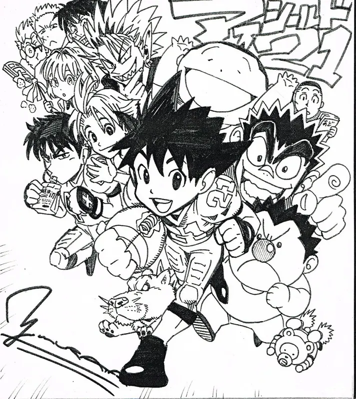 Educational authentic reference image (C2lSF95UkAABdWd). — educational authentic (REAL) shikishi reference associated with Yusuke Murata