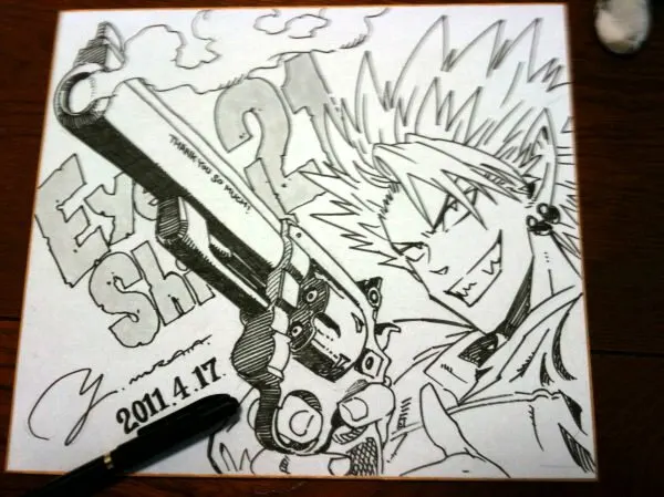 Educational authentic reference image (C2kQeR7UkAAFz0Y). — educational authentic (REAL) shikishi reference associated with Yusuke Murata