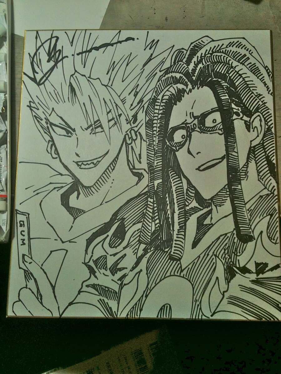 Educational authentic reference image (CY6Mv8bUMAAeoDy). — educational authentic (REAL) shikishi reference associated with Yusuke Murata