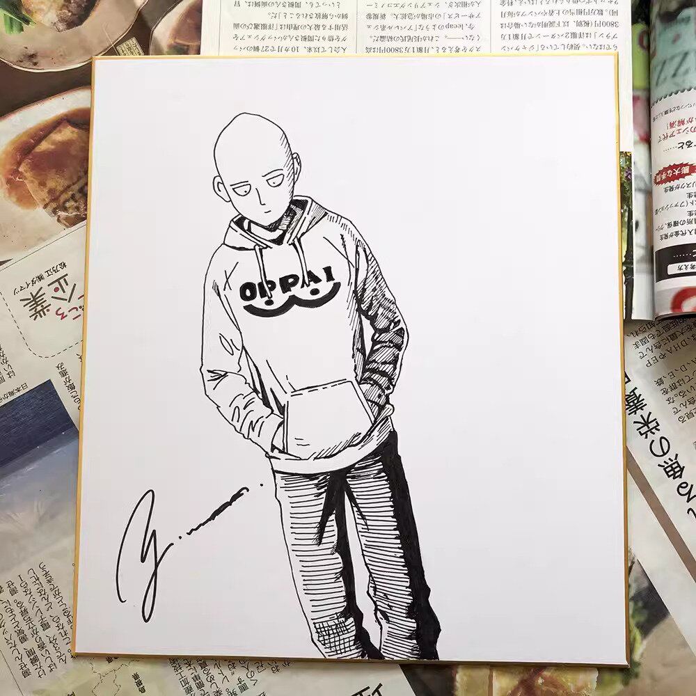 Educational counterfeit reference image (O1CN01IrXEYI2EFWJGRTr9b_!!38798715.jpg_Q75.jpg_). — educational counterfeit (FAKE) shikishi reference associated with Yusuke Murata