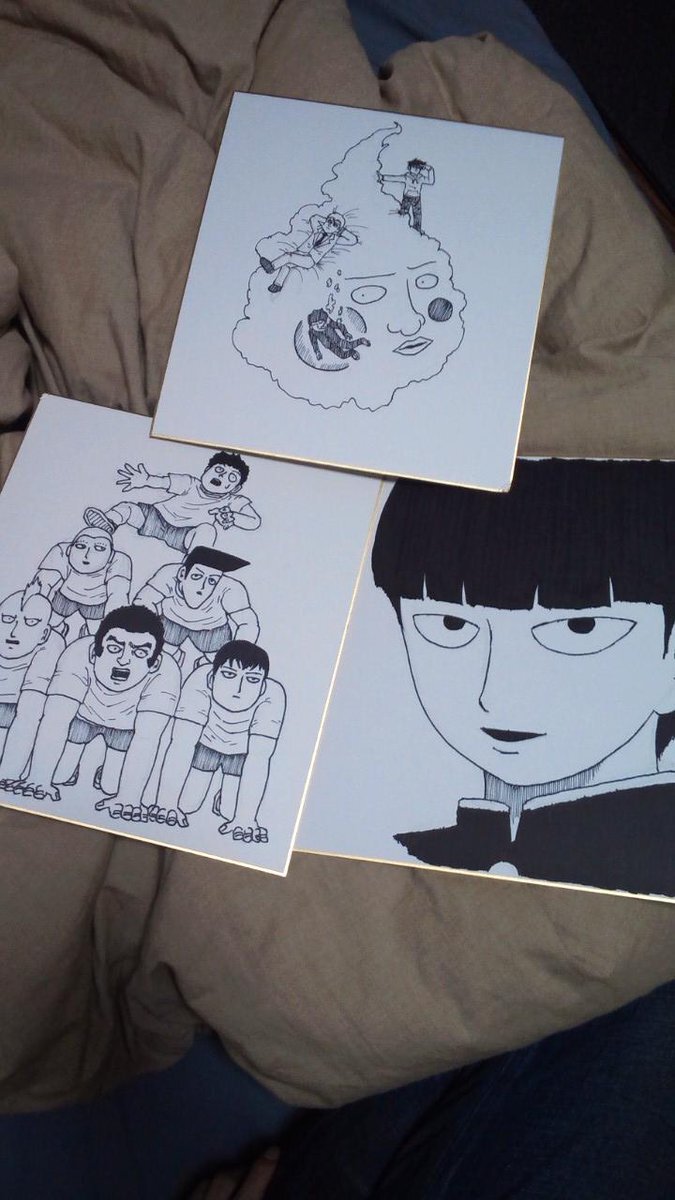 Educational authentic reference image (CIMZxRwUMAArhoP). — educational authentic (REAL) shikishi reference associated with ONE