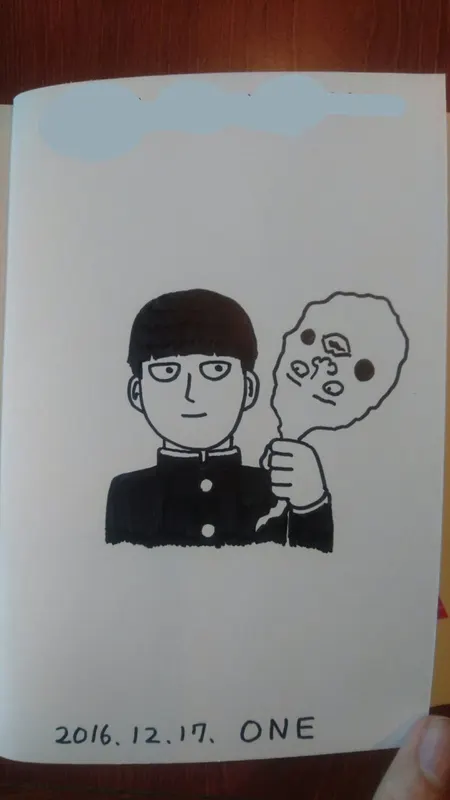 Educational authentic reference image (C2DAZsyVQAMgRri). — educational authentic (REAL) shikishi reference associated with ONE
