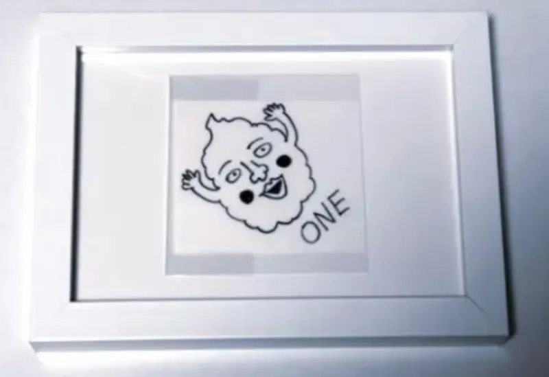 given out as Bonus for purchasing all volumes of Mob Psycho 100 from Manga One SHOP mail order — educational authentic (REAL) shikishi reference associated with ONE