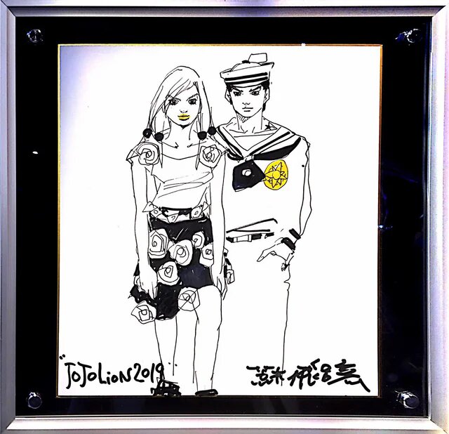 Educational authentic reference image (yya8f6umau521). — educational authentic (REAL) shikishi reference associated with Araki Hirohiko