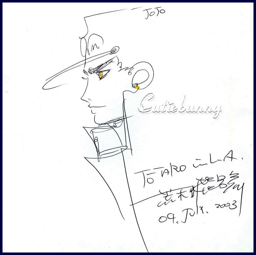 Educational authentic reference image (buljhdlbva_o). — educational authentic (REAL) shikishi reference associated with Araki Hirohiko