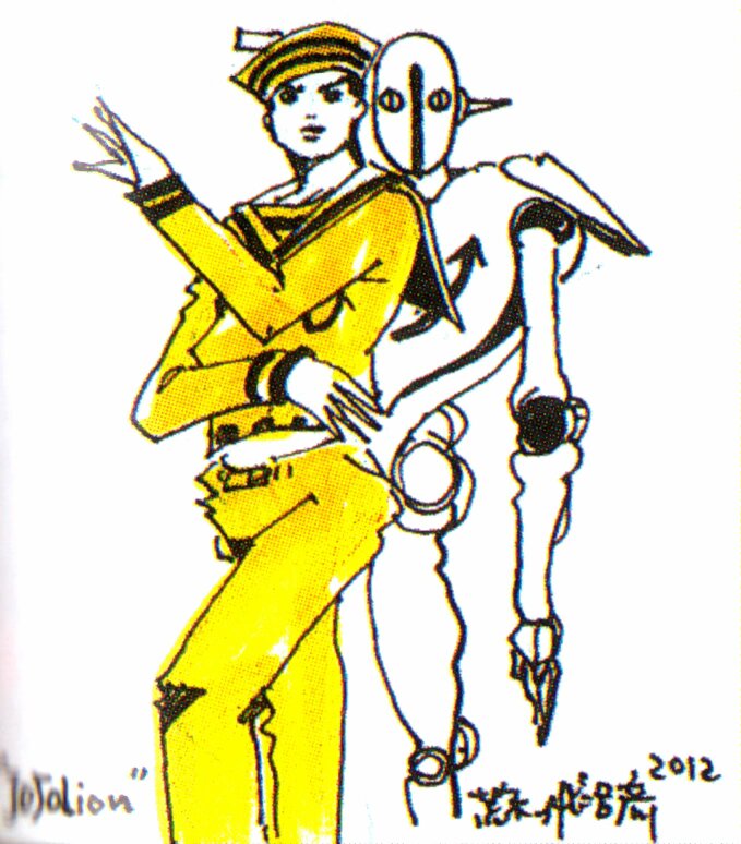 Educational authentic reference image (JumpFestaJJL2013). — educational authentic (REAL) shikishi reference associated with Araki Hirohiko