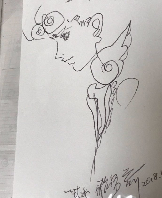 Educational authentic reference image (005Pgs9Egy1gojomfirtgj30r90xcn0a). — educational authentic (REAL) shikishi reference associated with Araki Hirohiko