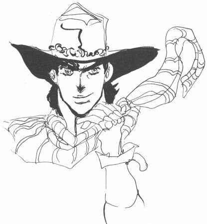 Educational authentic reference image (415px-Jose6). — educational authentic (REAL) shikishi reference associated with Araki Hirohiko