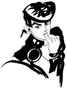 Educational authentic reference image (254px-Josu16). — educational authentic (REAL) shikishi reference associated with Araki Hirohiko