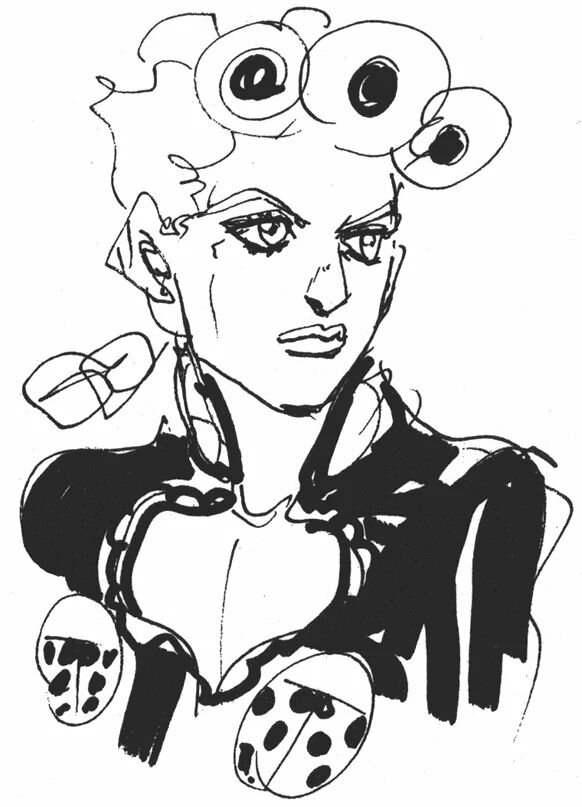 Educational authentic reference image (f8b5c06440784e9c60d6ecc2637742e2). — educational authentic (REAL) shikishi reference associated with Araki Hirohiko