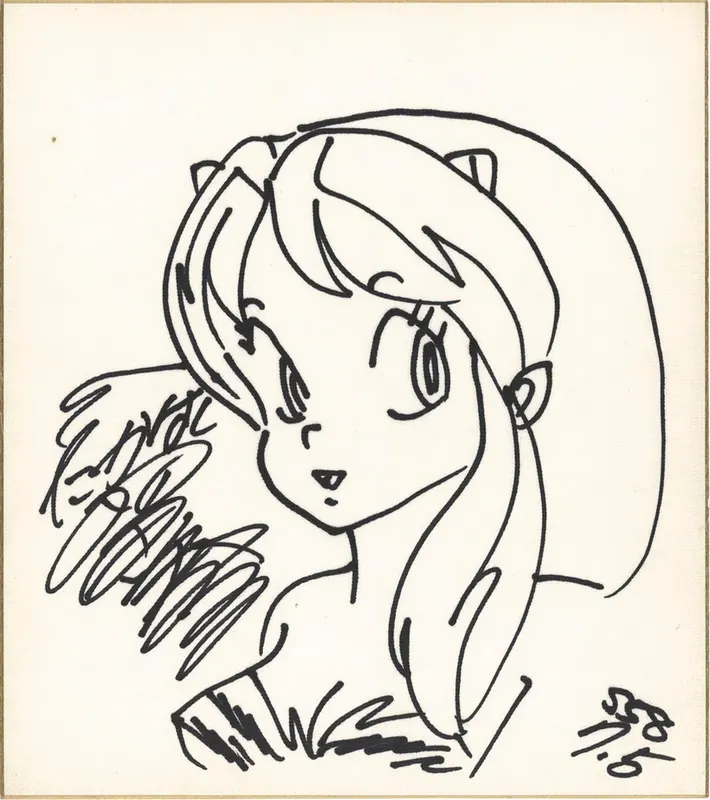 Educational authentic reference image (Screenshot 2024-01-26 113604). — educational authentic (REAL) shikishi reference associated with Rumiko Takahashi