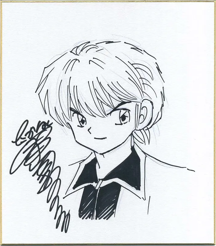 Educational authentic reference image (Screenshot 2024-01-26 at 11-37-24 0001152128.octet-stream (AVIF Image 800 × 910 pixels)). — educational authentic (REAL) shikishi reference associated with Rumiko Takahashi