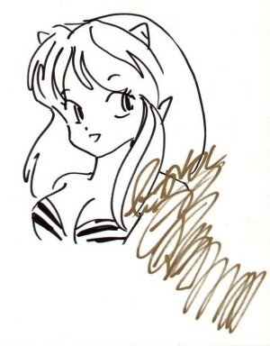 Educational authentic reference image (33-1). — educational authentic (REAL) shikishi reference associated with Rumiko Takahashi