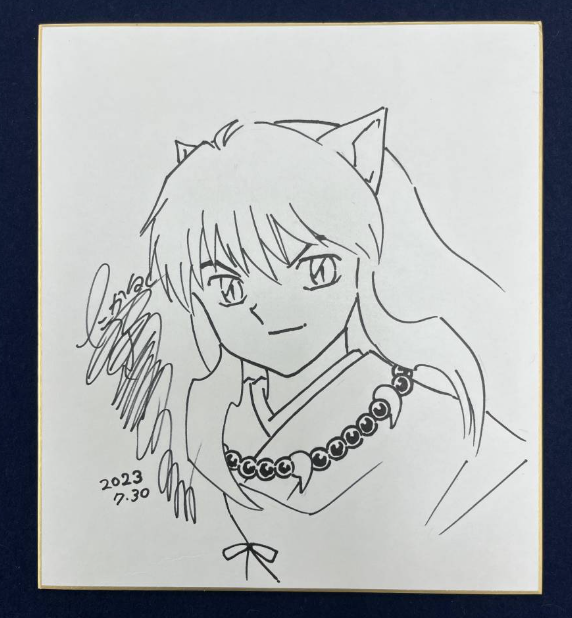 Educational authentic reference image (Screenshot 2024-01-26 115408). — educational authentic (REAL) shikishi reference associated with Rumiko Takahashi