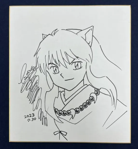 Educational authentic reference image (Screenshot 2024-01-26 115408). — educational authentic (REAL) shikishi reference associated with Rumiko Takahashi
