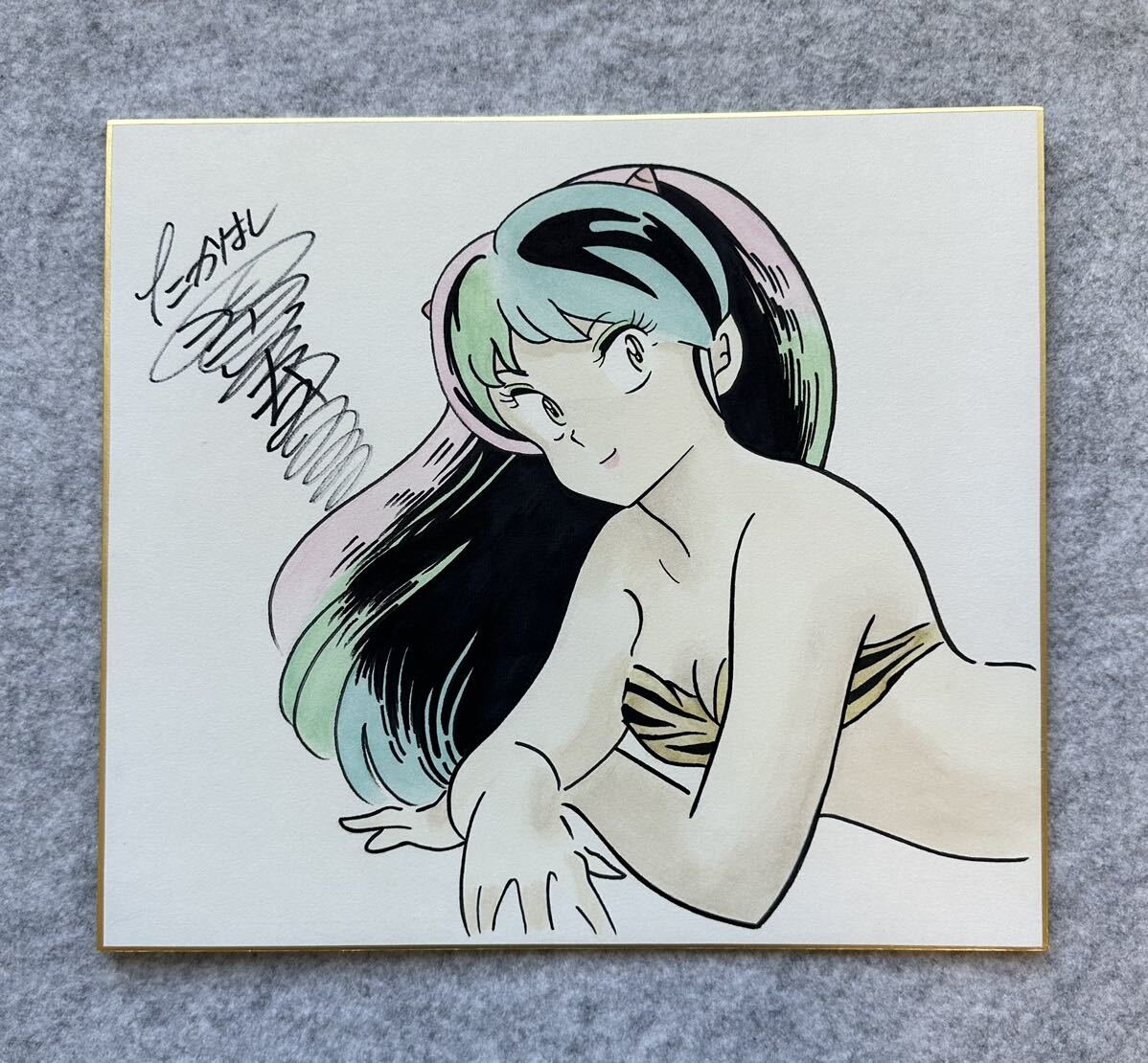 Educational counterfeit reference image (b1076397192.1). — educational counterfeit (FAKE) shikishi reference associated with Rumiko Takahashi