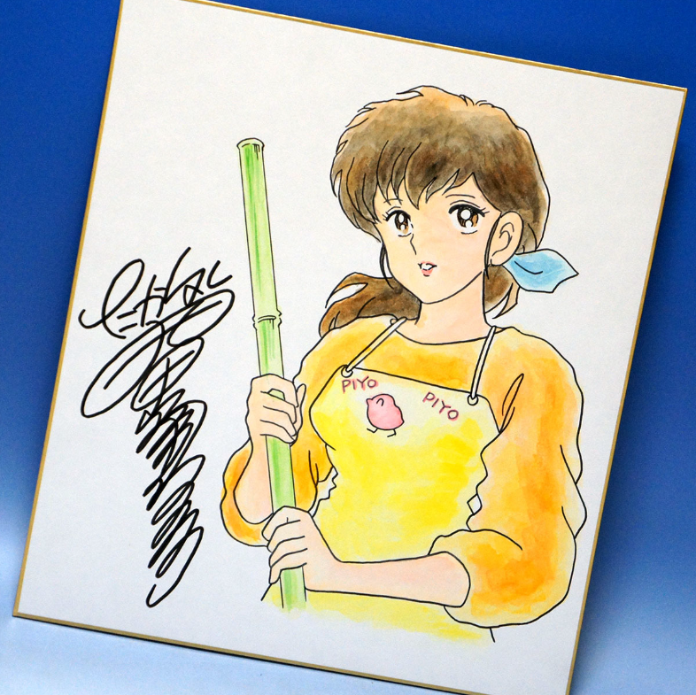 Educational counterfeit reference image (Screenshot 2024-01-26 115359). — educational counterfeit (FAKE) shikishi reference associated with Rumiko Takahashi