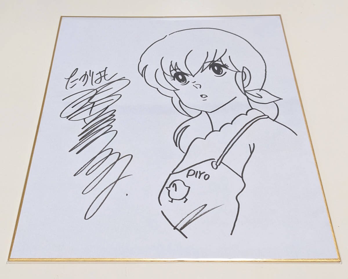 Educational counterfeit reference image (1089330981.2). — educational counterfeit (FAKE) shikishi reference associated with Rumiko Takahashi