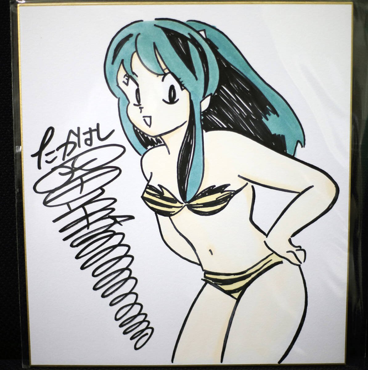 Educational counterfeit reference image (m339366295.1). — educational counterfeit (FAKE) shikishi reference associated with Rumiko Takahashi