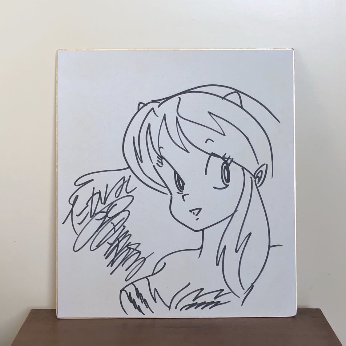 Educational counterfeit reference image (h344233146.1). — educational counterfeit (FAKE) shikishi reference associated with Rumiko Takahashi