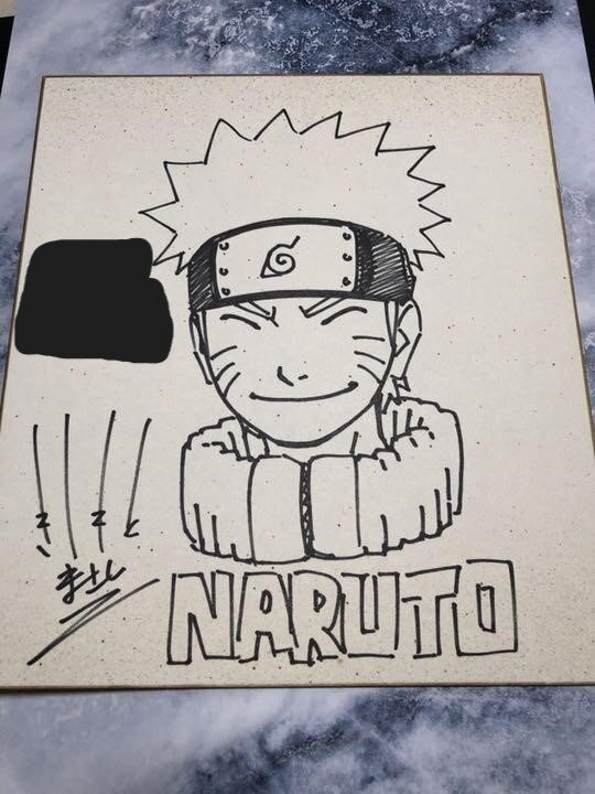 Educational authentic reference image (m68297074765_1). — educational authentic (REAL) shikishi reference associated with Masashi Kishimoto