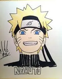 Educational counterfeit reference image (aweew). — educational counterfeit (FAKE) shikishi reference associated with Masashi Kishimoto