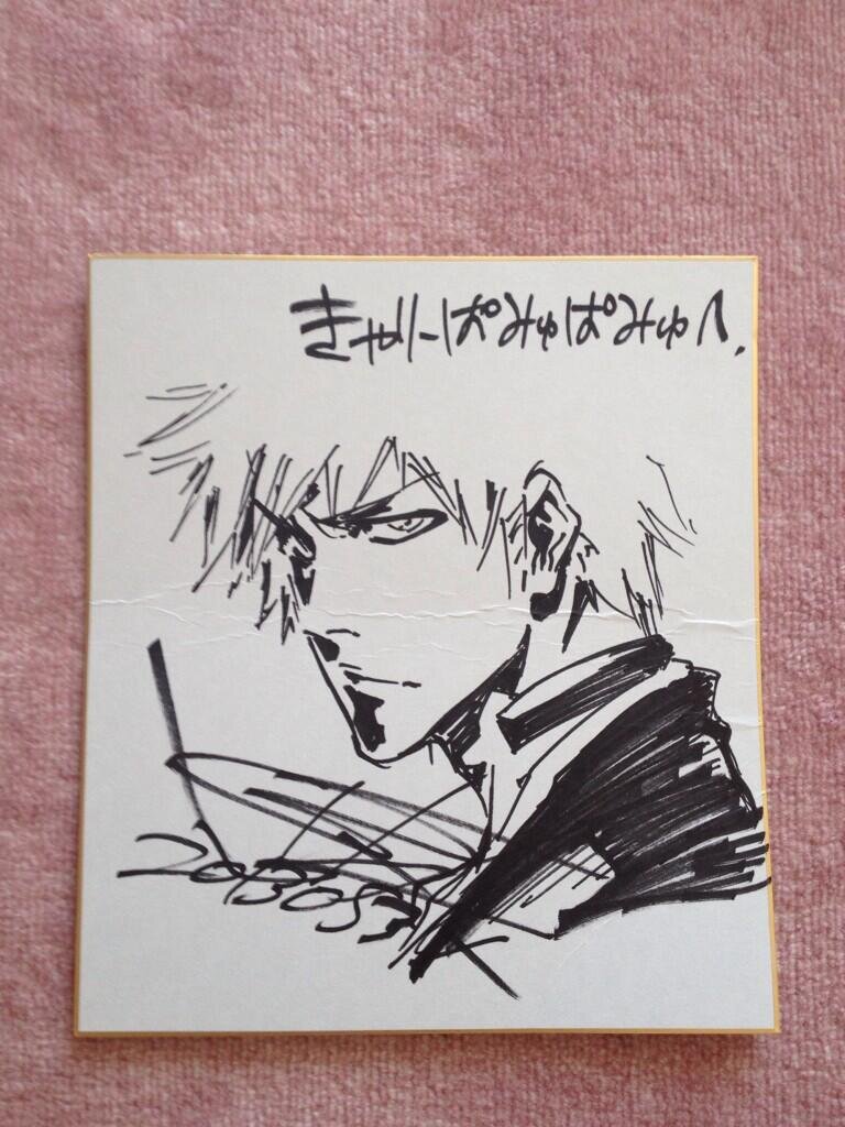 Educational authentic reference image (8ef1ea8d). — educational authentic (REAL) shikishi reference associated with Tite Kubo