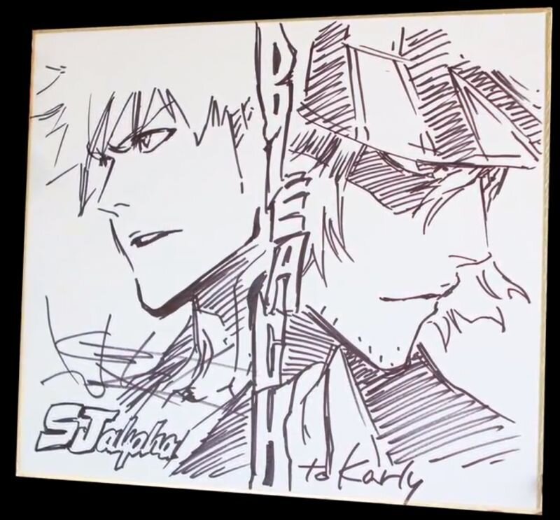 Educational authentic reference image (2721842bfd7eed06349b75677d662a9c). — educational authentic (REAL) shikishi reference associated with Tite Kubo