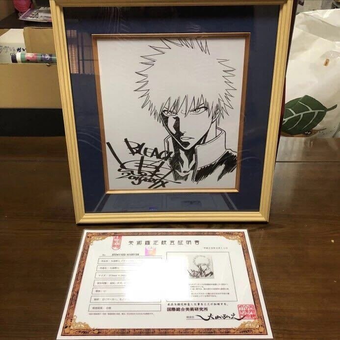Educational counterfeit reference image (v578476619.2). — educational counterfeit (FAKE) shikishi reference associated with Tite Kubo