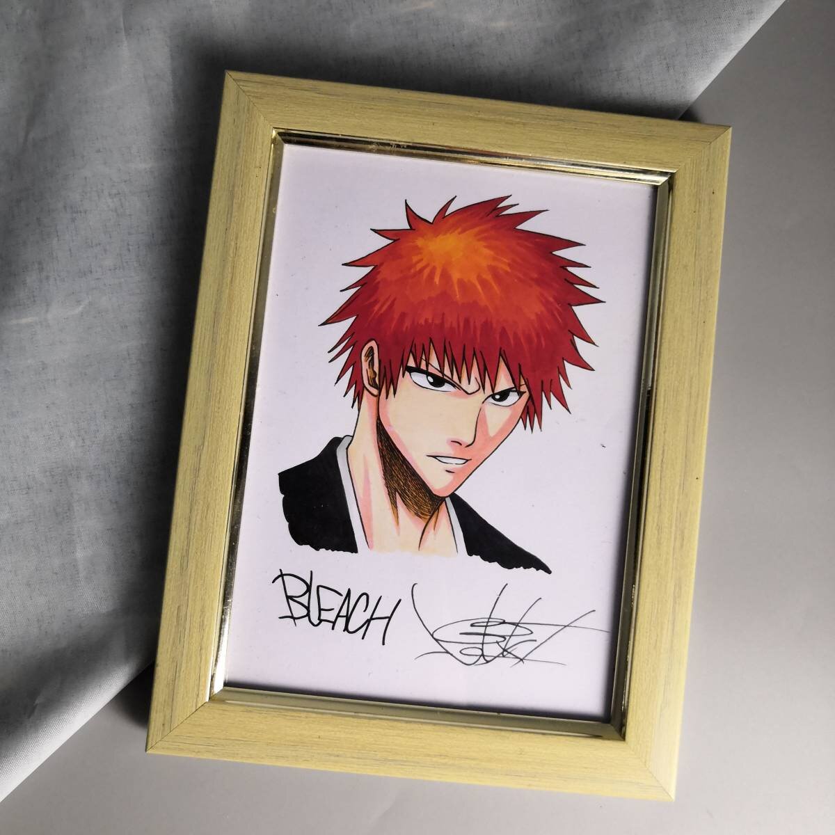 Educational counterfeit reference image (b387706152.1). — educational counterfeit (FAKE) shikishi reference associated with Tite Kubo