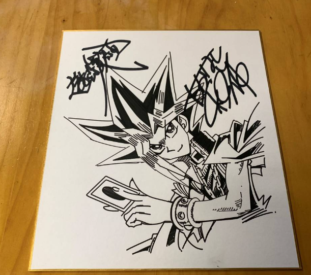Educational counterfeit reference image (Screenshot 2024-01-28 165559). — educational counterfeit (FAKE) shikishi reference associated with Kazuki Takahashi