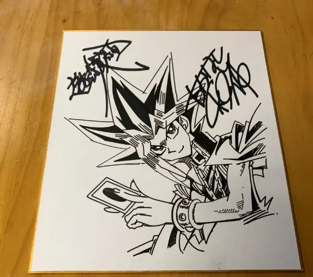 Educational counterfeit reference image (Screenshot 2024-01-28 165559). — educational counterfeit (FAKE) shikishi reference associated with Kazuki Takahashi