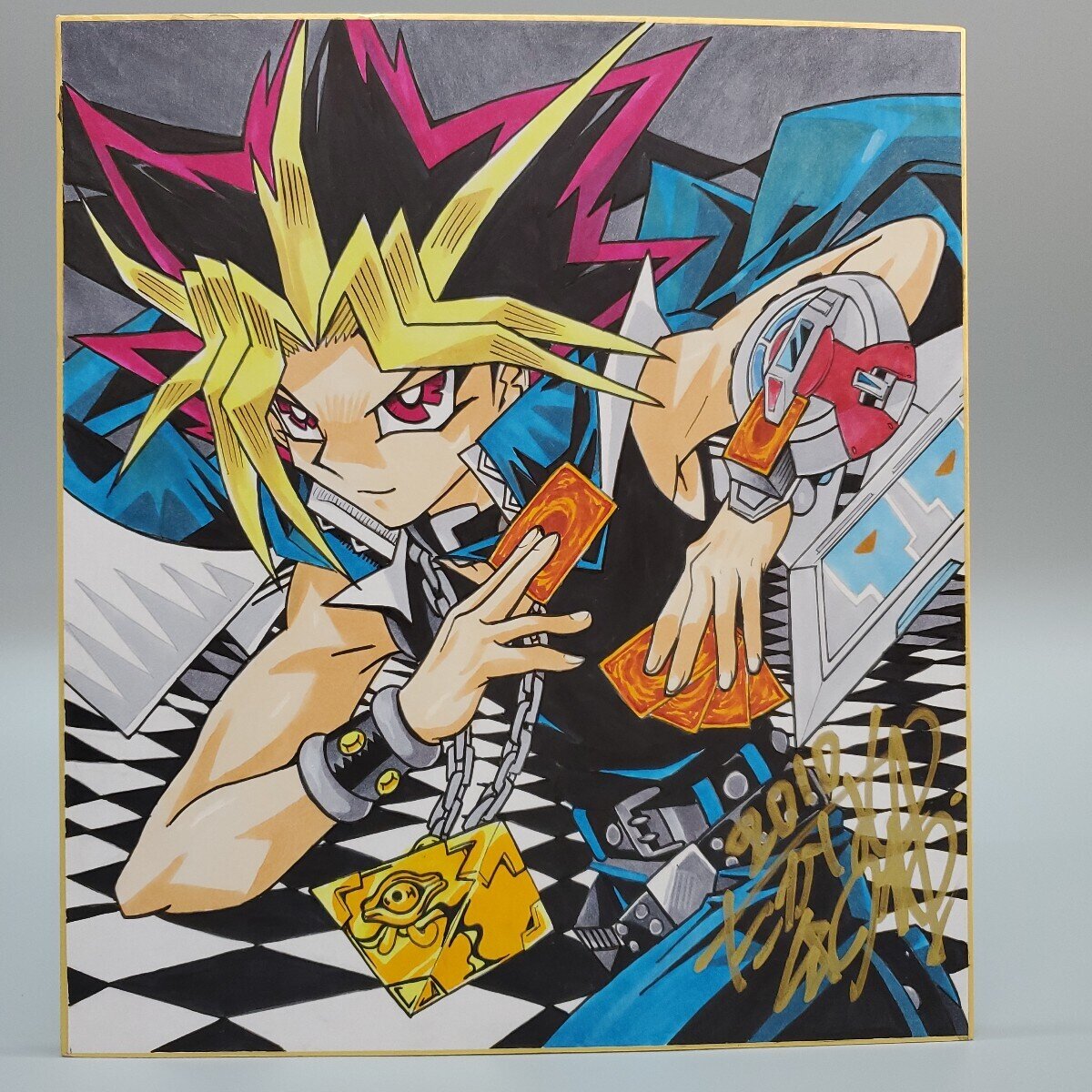 Educational counterfeit reference image (i-img1200x1200-17332026399155rvy5lz37). — educational counterfeit (FAKE) shikishi reference associated with Kazuki Takahashi