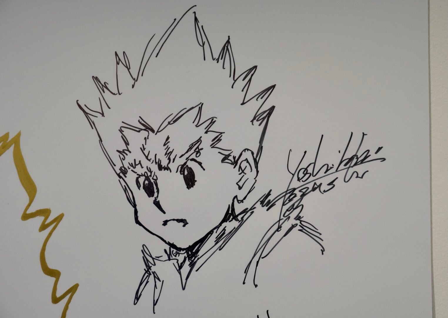 Educational authentic reference image (F9uGwkZWgAEksnY). — educational authentic (REAL) shikishi reference associated with Yoshihiro Togashi