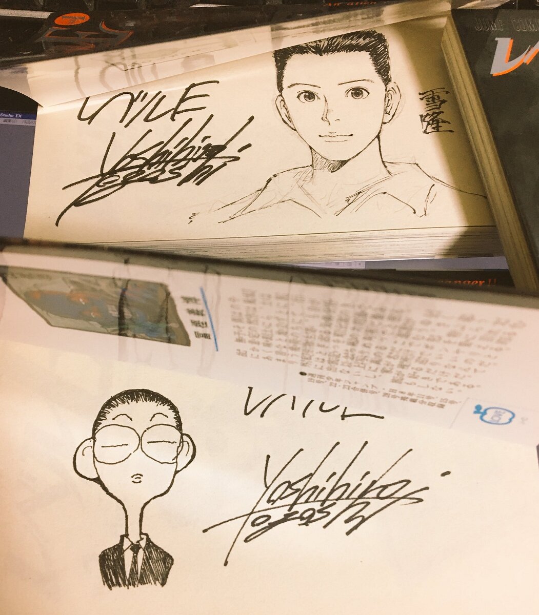 Educational authentic reference image (Eg6dF44WkAE5uZC). — educational authentic (REAL) shikishi reference associated with Yoshihiro Togashi