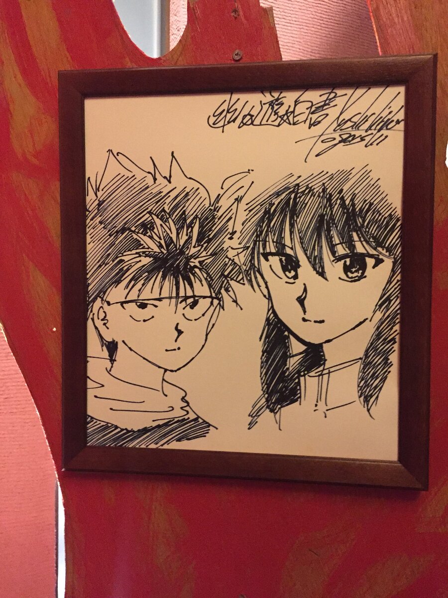 Educational authentic reference image (DVvrZmgVAAA1V8r). — educational authentic (REAL) shikishi reference associated with Yoshihiro Togashi